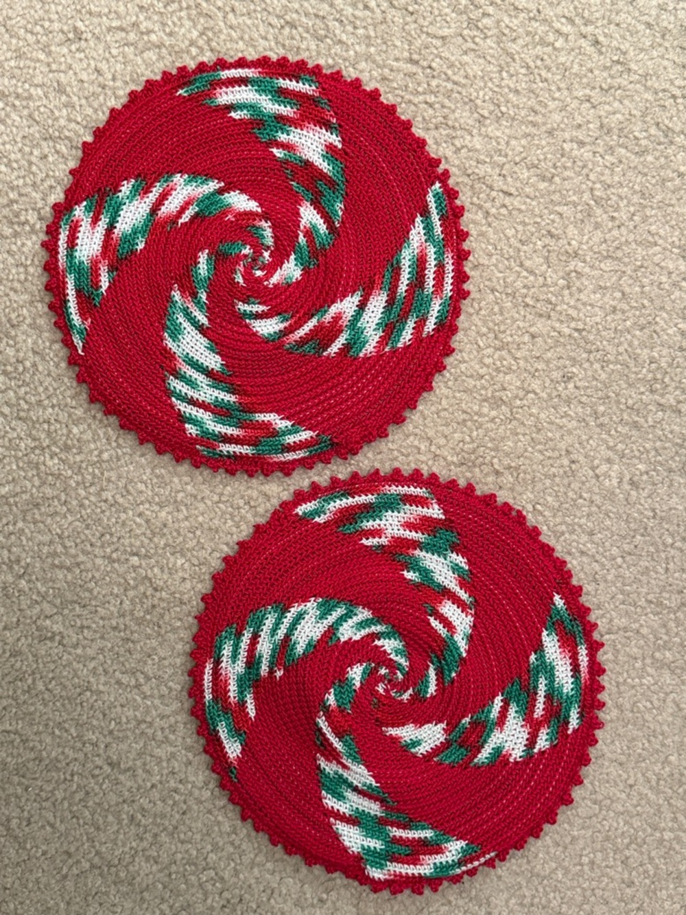 Crocheted Hot Pads - Handmade - Picture 4 of 4